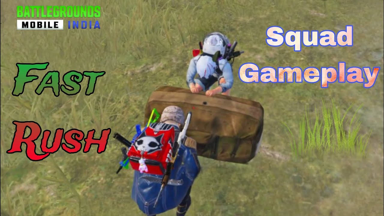 Bgmi Fast Rush Gameplay || Bgmi Squad Game 