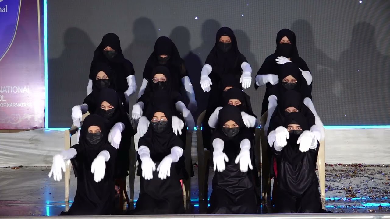 Hand Mime by Grade-8 Students, Annual Day 2025-26, Aspire International School, Davanagere