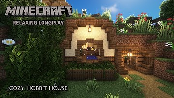 Minecraft Relaxing Longplay - Cozy Hobbit Hole (No Commentary) [1.19]