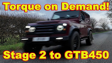Torque on Demand! Stage 2 to GTB450 upgrade on a Td5 Defender