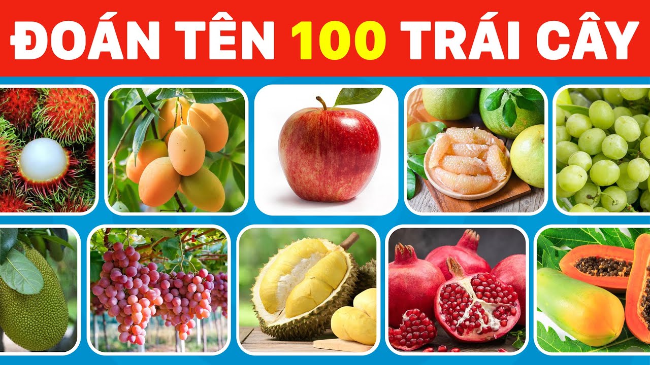 Đoán Tên 100 Trái Cây Trong 5 Giây - Chỉ Người Có Bộ Óc Thiên Tài Mới Trả Lời Đúng Hết | Cat Quiz