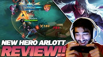 New Hero Arlott Review | Mobile Legends | MobaZane