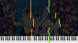 Invisible Date - Date A Live Movie Mayuri Judgment ED - Piano Tutorial - Full - Medium + Sheet music