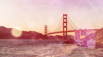 San Francisco beautiful Bridge Overlay vfx | Non Copyrighted Video | Animation Background loop | USA