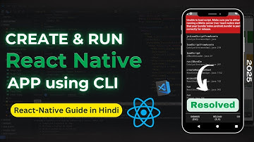 React Native CLI Guide: Create & Run Android App Step-by-Step | React Native CLI 2025