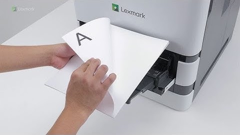 MS725/MS82x/MX82x Series—Loading the multipurpose feeder with a finisher