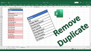 How to Remove Duplicate values or text in Excel | Delete duplicate