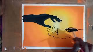 Soft Pastle Drawing for Beginners/New year 2022 Drawing/Friendship screenshot 4