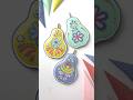 Folk Art Pear Cookie #wetonwettechnique #cookiedecorating #royalicing