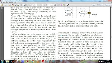 NS2 project for Maximizing Data Collection Throughput on a path in energy harvesting sensor networks
