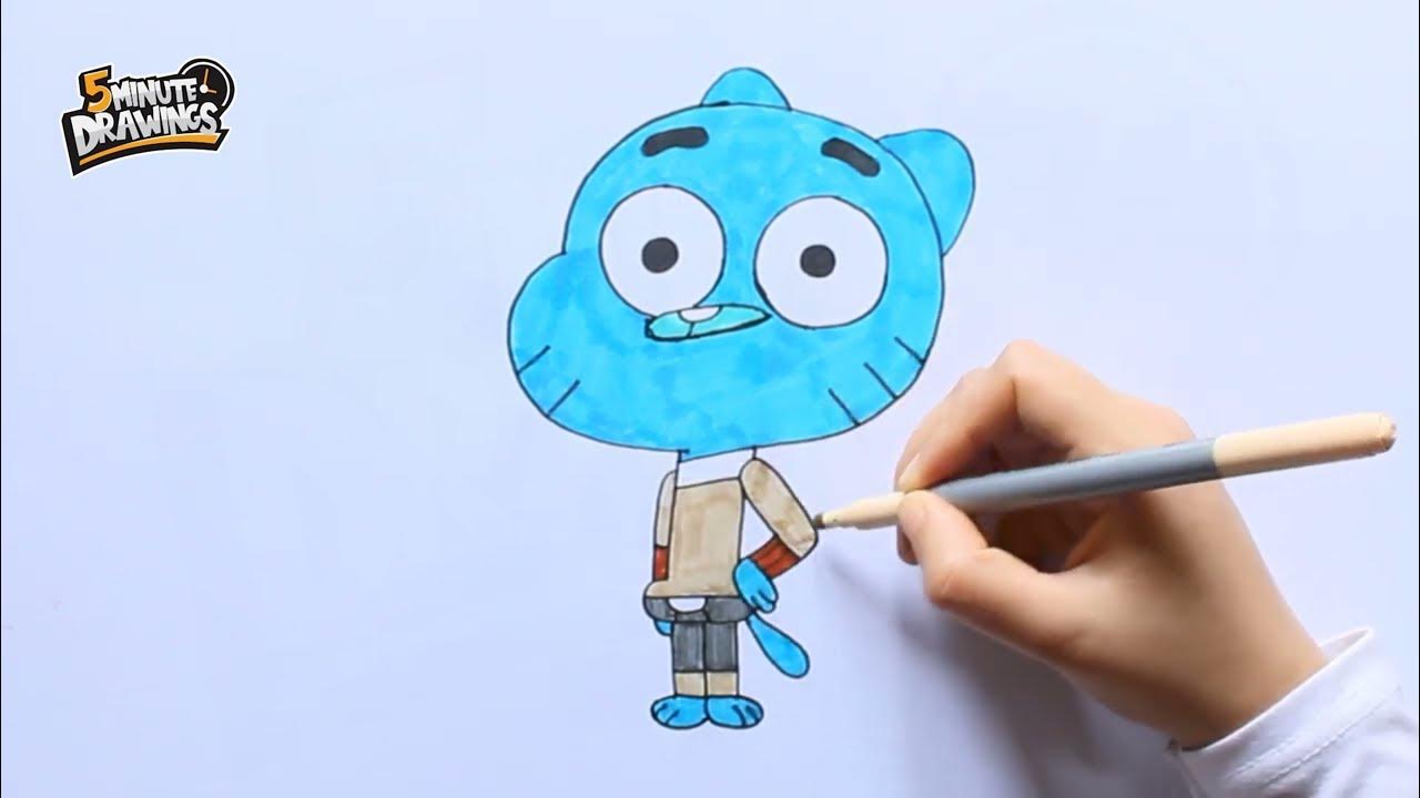 How to Draw Gumball Watterson 