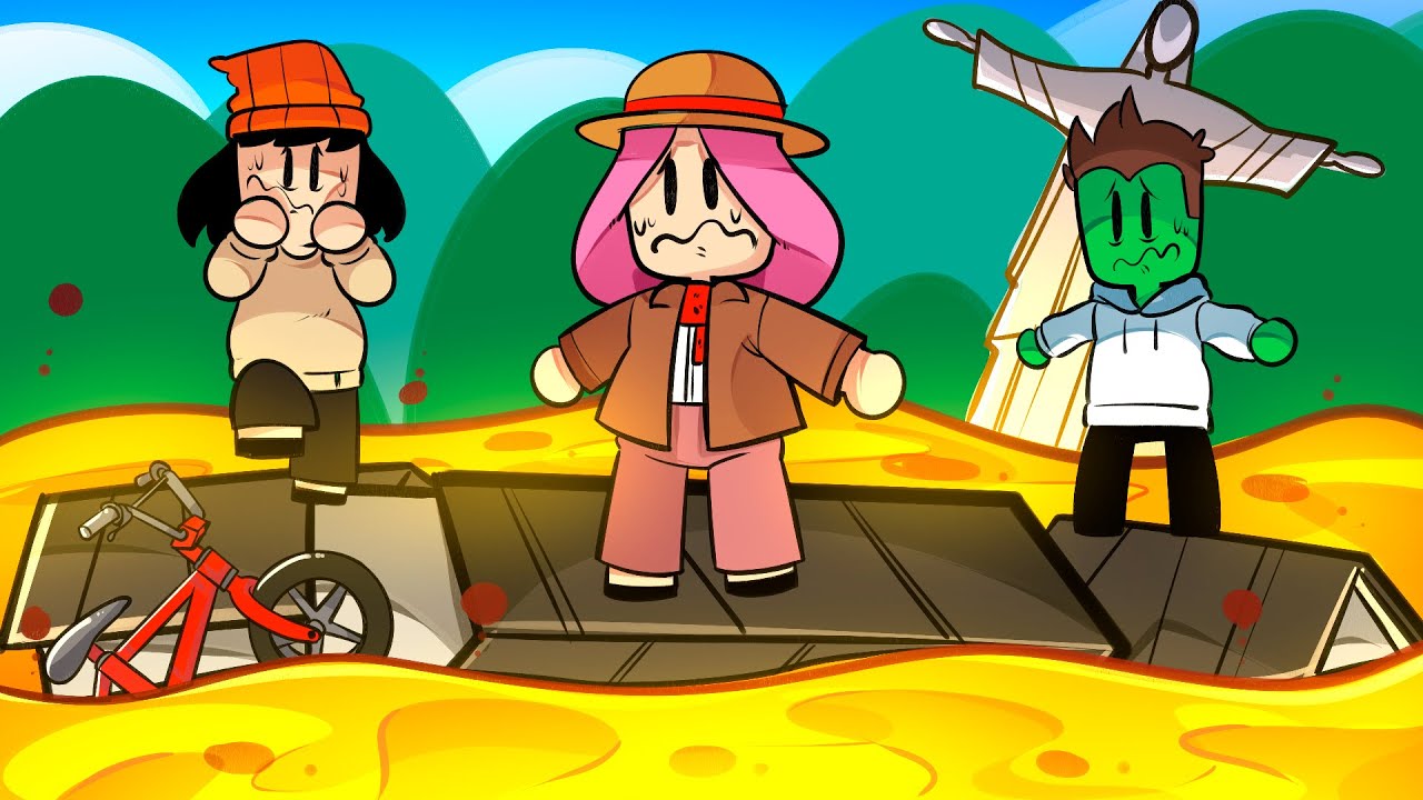 O CHÃO É LAVA NO ROBLOX! (The Floor is Lava)