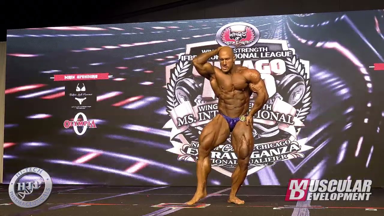 Antoine Vaillant (1st Place) Winning Posing Routine at 2022 Chicago Pro