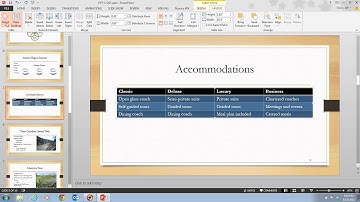 PowerPoint 2013 Unit C - Video 7 - Insert a Table