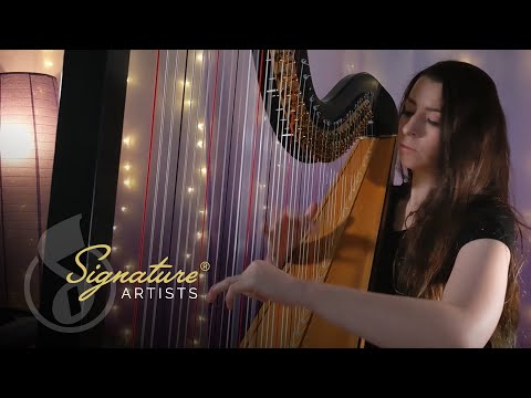 Perfect (Ed Sheeran) Harp Cover | Amy Turk