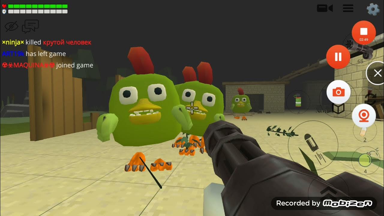 Как выглядит чикен ган в реальной жизни Chicken Gun new update 2.7.0 new zombie mode! - YouTube