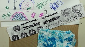 Mixed Media Technique #5 | Tissue Paper Decorating