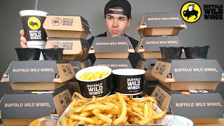 $200 BUFFALO WILD WINGS BONELESS WINGS MUKBANG + XL RANCH (Which Flavor BEST?)