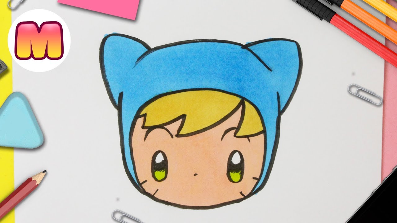 COMO DIBUJAR PERSONAS KAWAII - Como dibujar CHICO GATO kawaii - thptnganamst.edu.vn