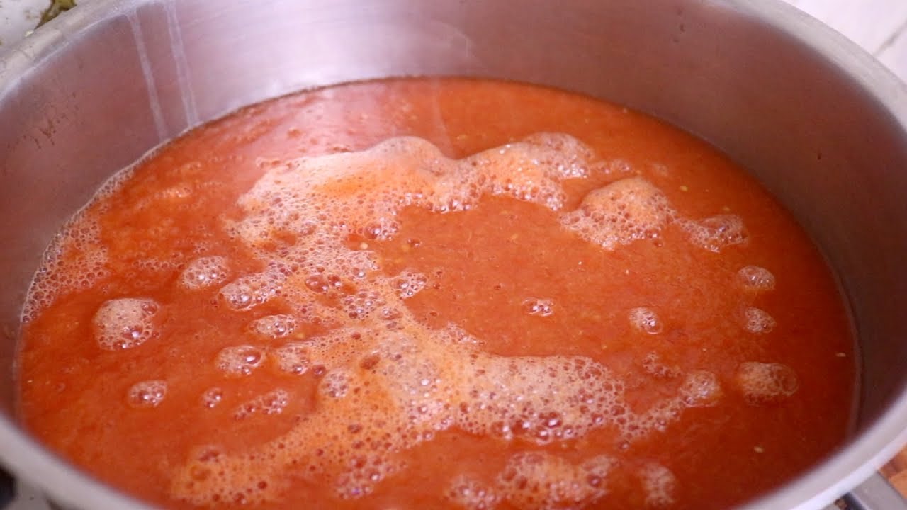 How To Make Tomato Paste For Nigerian Jollof Rice And Stew YouTube