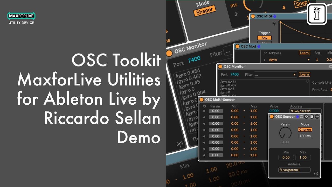 OSC Toolkit for Ableton Live: Send, Receive &amp; Map OSC in Your DAW ...