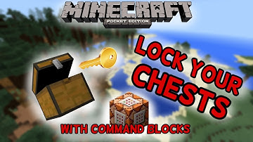 MCPE :: Lock your Chests with Command Blocks :: Minecraft Pocket Edition 1.0.5