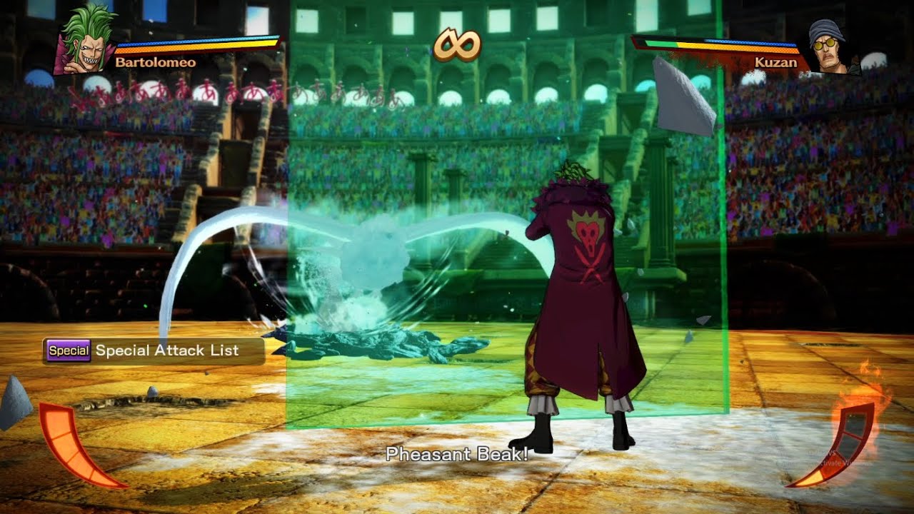 Bartolomeo VS Aokiji One Piece Burning Blood Gameplay YouTube