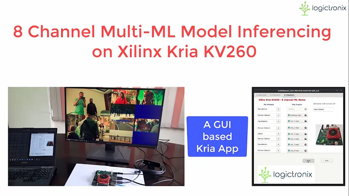 8 Channel Multi-ML Model inferencing with Xilinx Kria KV260