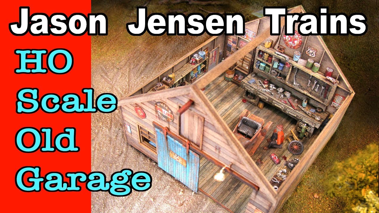 Old Garage in HO scale YouTube