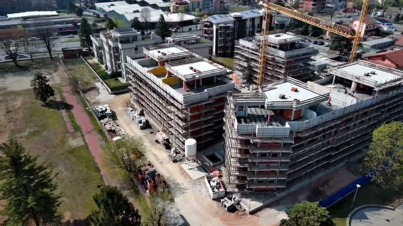 Grugliasco marzo 2022 - Cantiere di Via Pavese angolo Via General Cantore