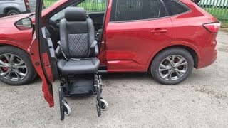 Ford Kuga 2024 model, Rotating car seat with wheelchair system