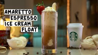 Amaretto Espresso Ice Cream Float - Tipsy Bartender