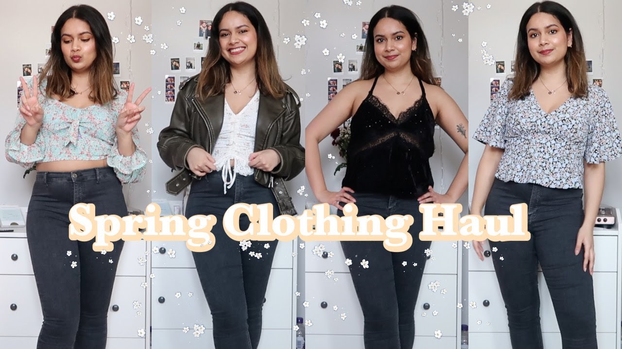 spring try-on haul 2023 | new look, zara, river island, stradivarius, tala & more