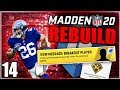 Another BREAKOUT Opportunity! | Madden 20 New York Giants Franchise Rebuild - Ep.14