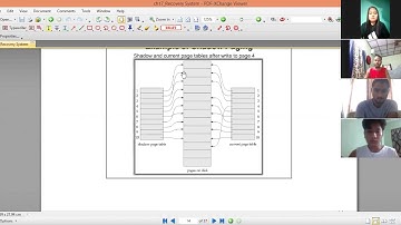 Shadow Paging and Log Based Recovery for Concurrent Process