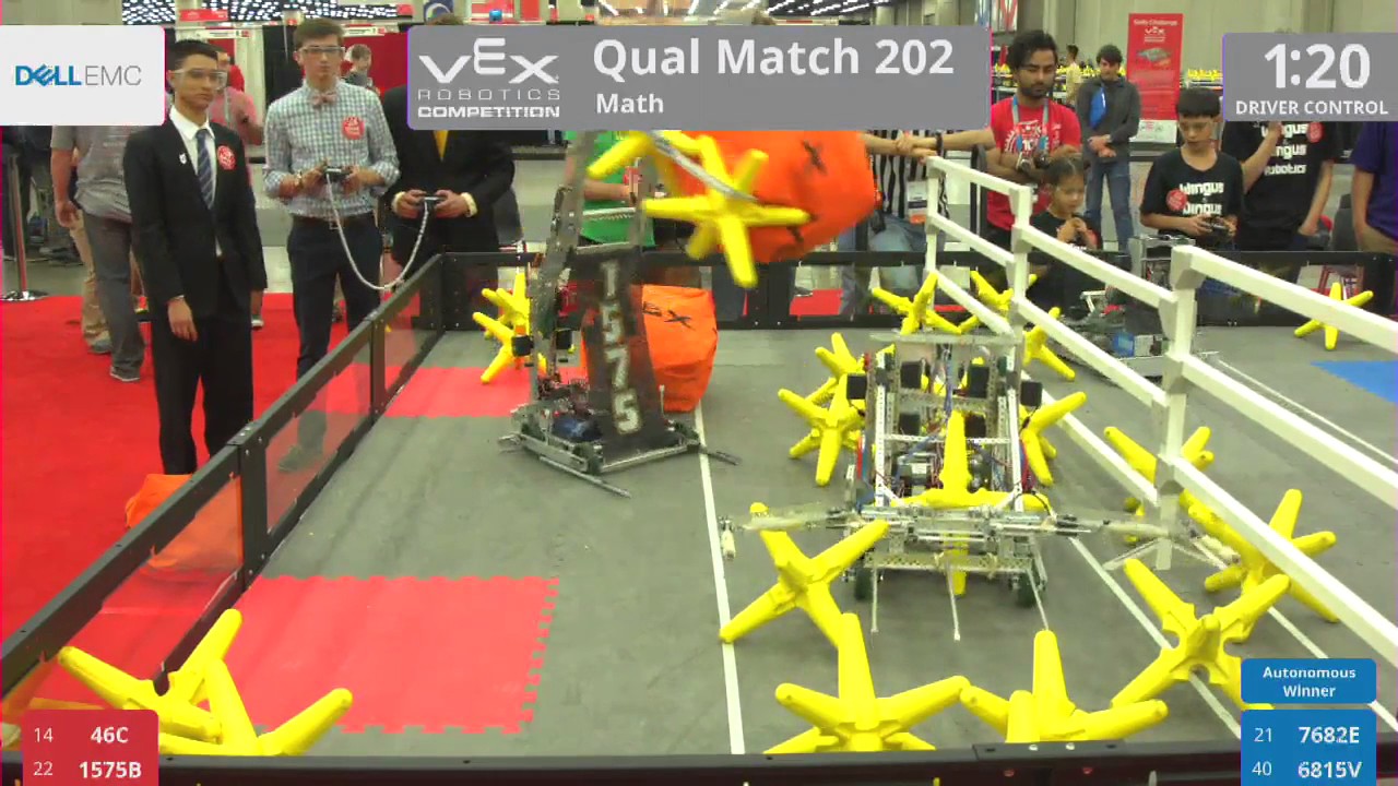 2017 VRC Math Q202 - 46C 1575B vs 7682E 6815V - 5 to 49