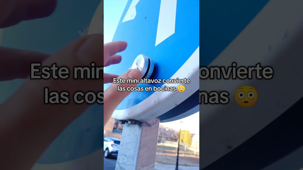 Un mini altavoz de conducción ósea 🎶🤯 