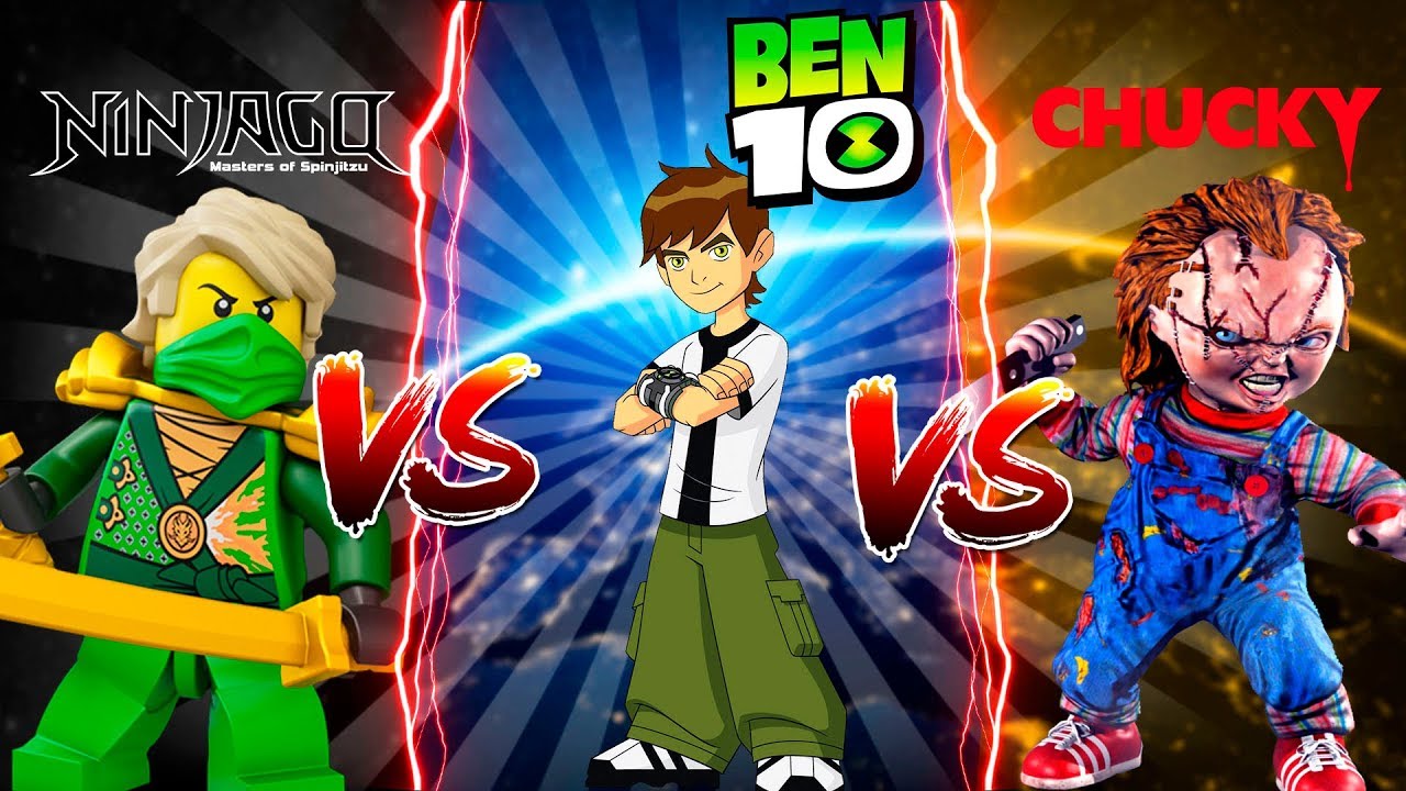 games people play Minecraft - CHUCKY THREATENS TO DESTROY BEN 10 AND LLOYD NINJAGO MOVIE