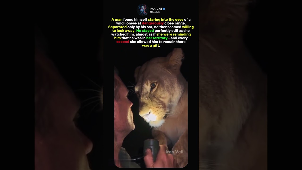When a Lioness Stares Into Your Soul #history #ww2
