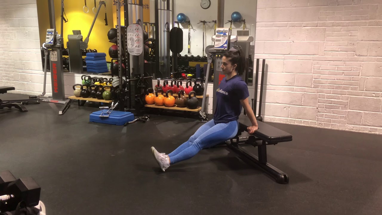 Eccentric Tricep Dips YouTube