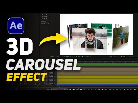 How to Create a 3D Carousel in After Effects 2025 | Hindi