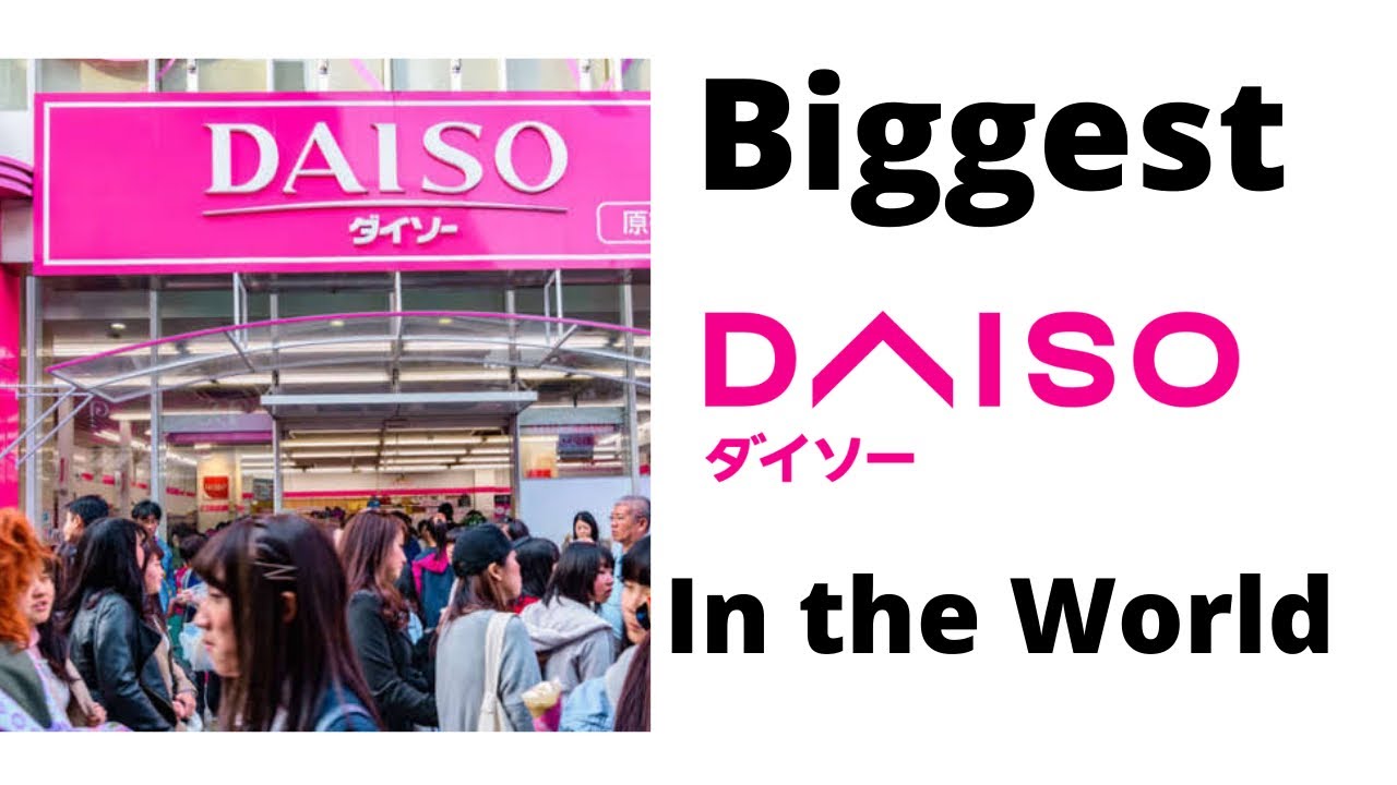 Biggest Daiso in Japan Giga Funabashi Daiso in Japan 100 yen