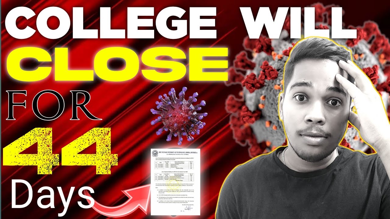 Bput college will close for 44 days|| Bput Holiday list 2023