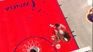Caitlin Clark commits a flagrant foul on Angel Reese