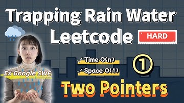 ① Most Optimal Solution - 2 pointers Explained Easily! Leetcode 42 Trapping Rain Water