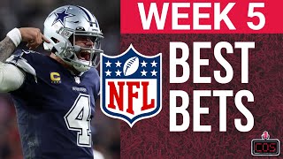 My 4 Best Bets & Picks for NFL Week 5!