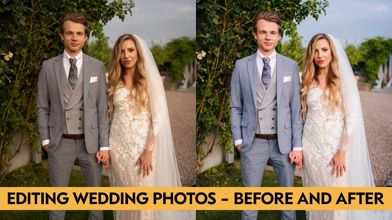 Wedding Photo Editing Breakdown: SOOC to Delivery (Real Examples