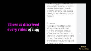Follow Imo Guideline To Know Hajj Travel Instraction.