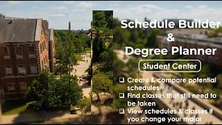 Overview of Schedule Builder and Degree Planner