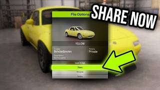 Forza Horizon 6 How to Share Car Livery Share Designs